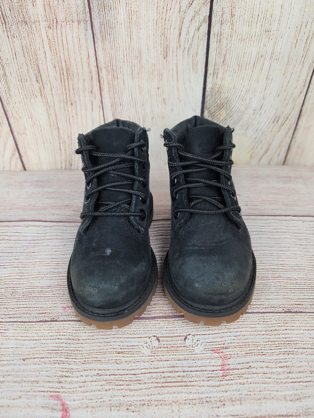 Timberland Waterproof Boots Toddlers Size 6 Premium Nubuck Boys Kids Lace Up